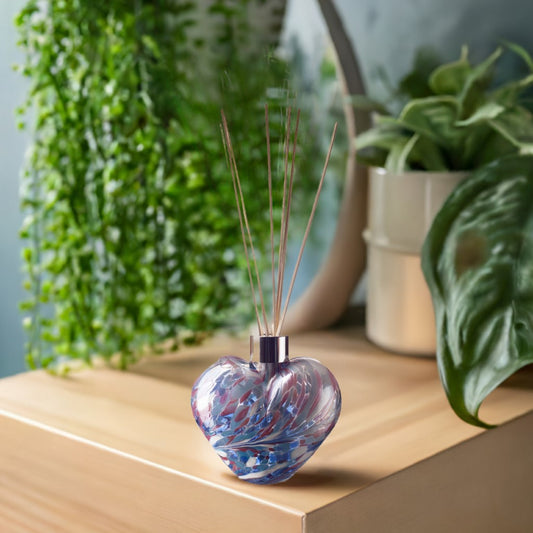Heart Reed Diffuser - Pink, Blue & White