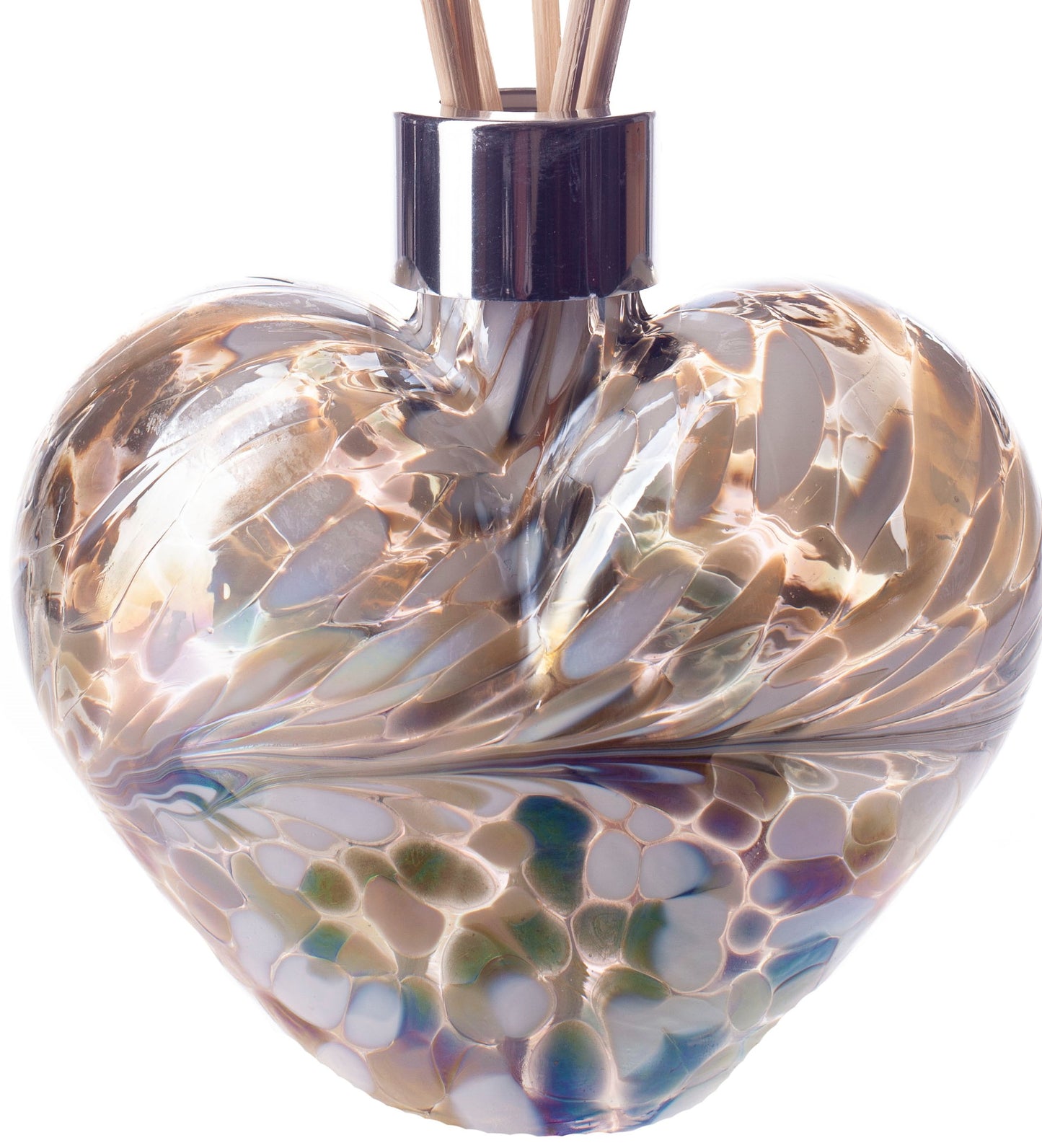 Heart Reed Diffuser - Silver & White