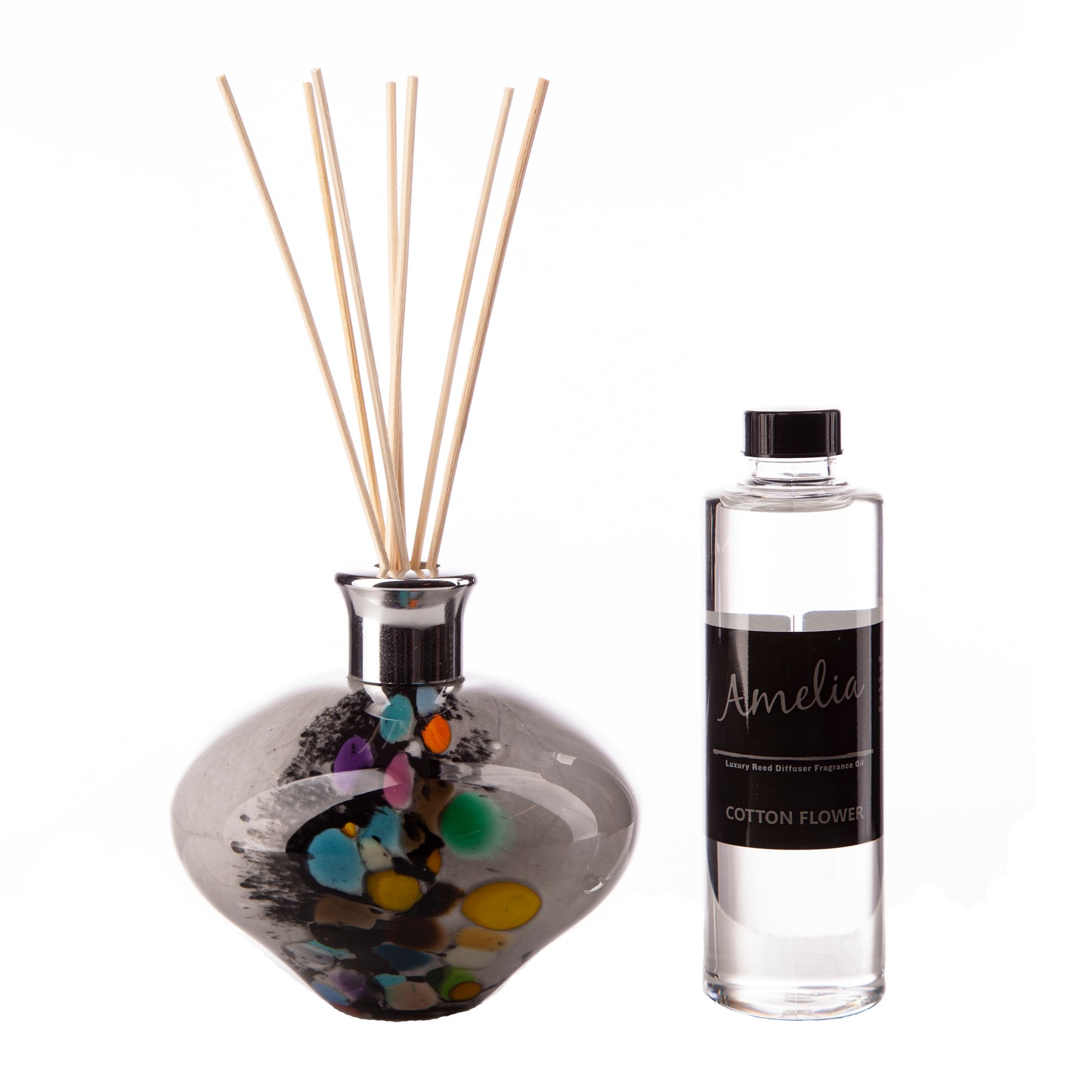 Oval Reed Diffuser - Grey Inferno