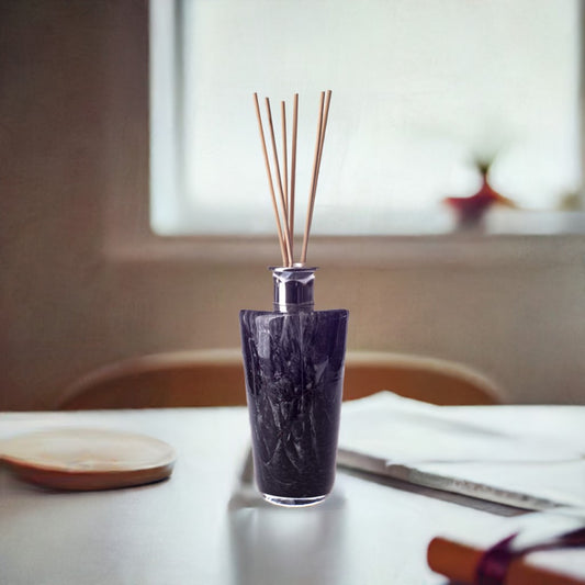 Large Conical Reed Diffuser - Black Marble