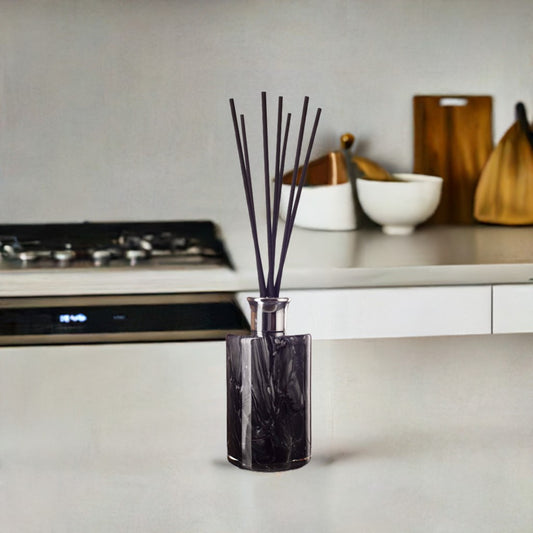 Large Cylinder Reed Diffuser - Black Marble