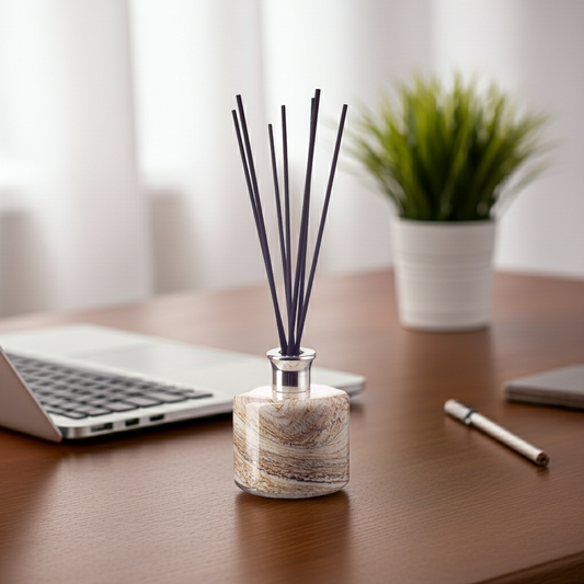 Cylinder Reed Diffuser - Natural Stone