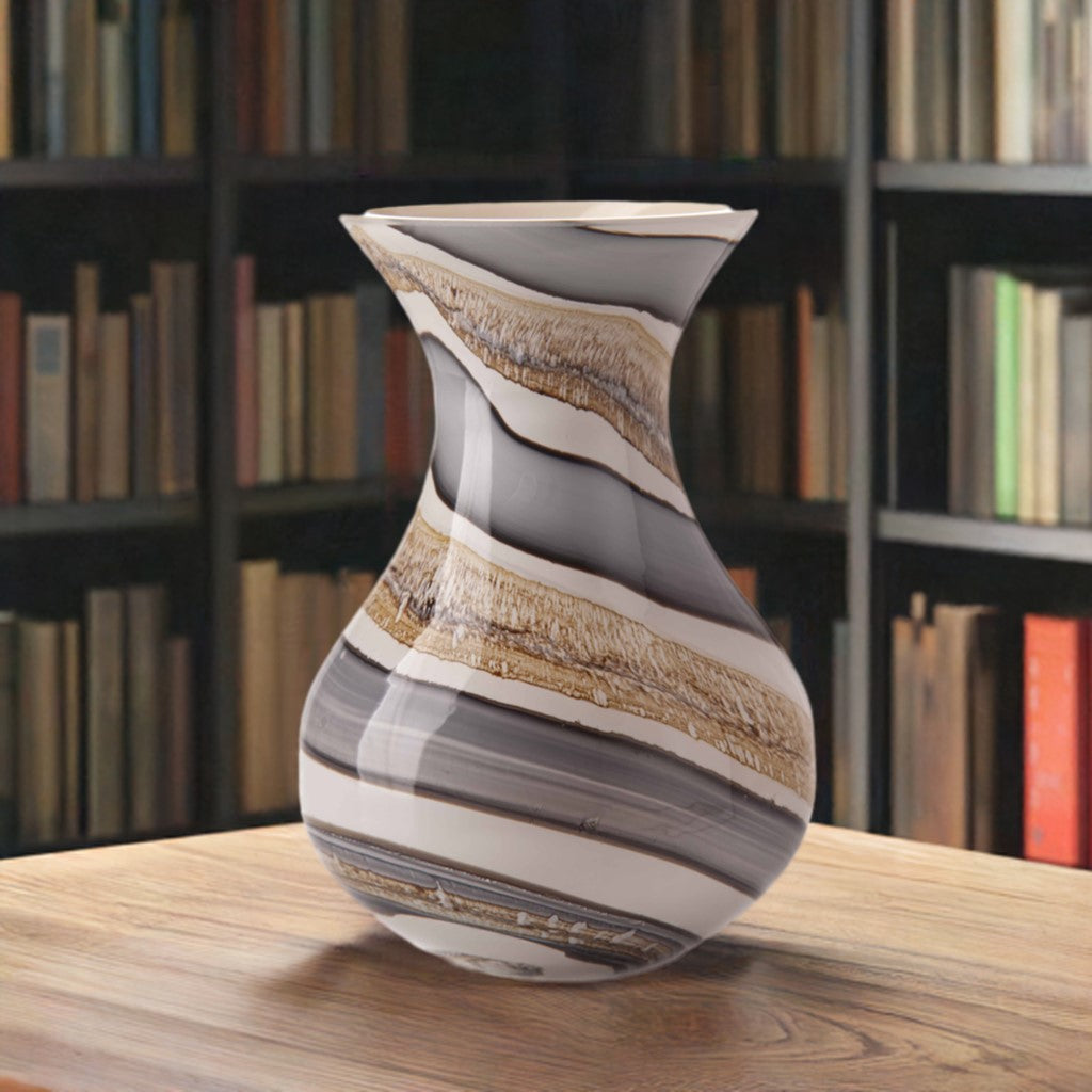 Small Posy Vase 17cm - Smoked Meadows