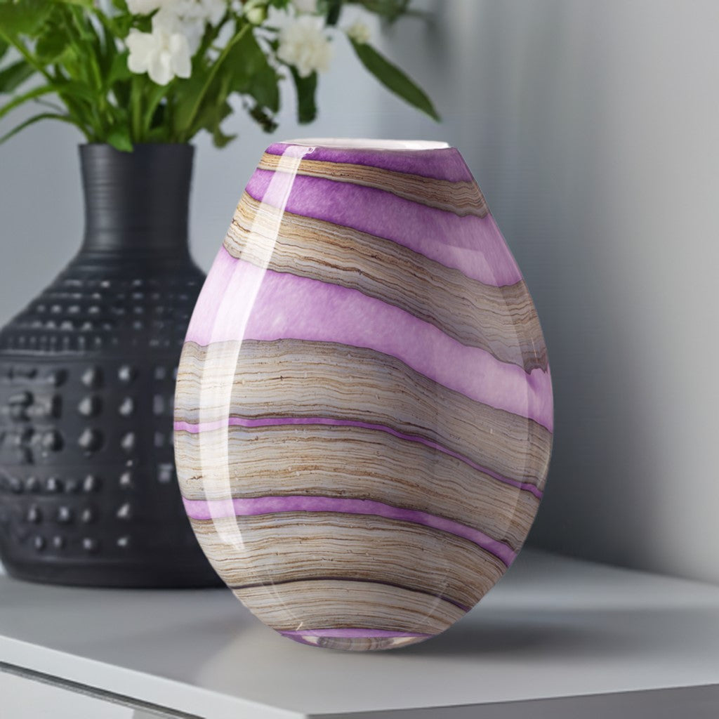 Oval Vase 30cm - Violet Sands