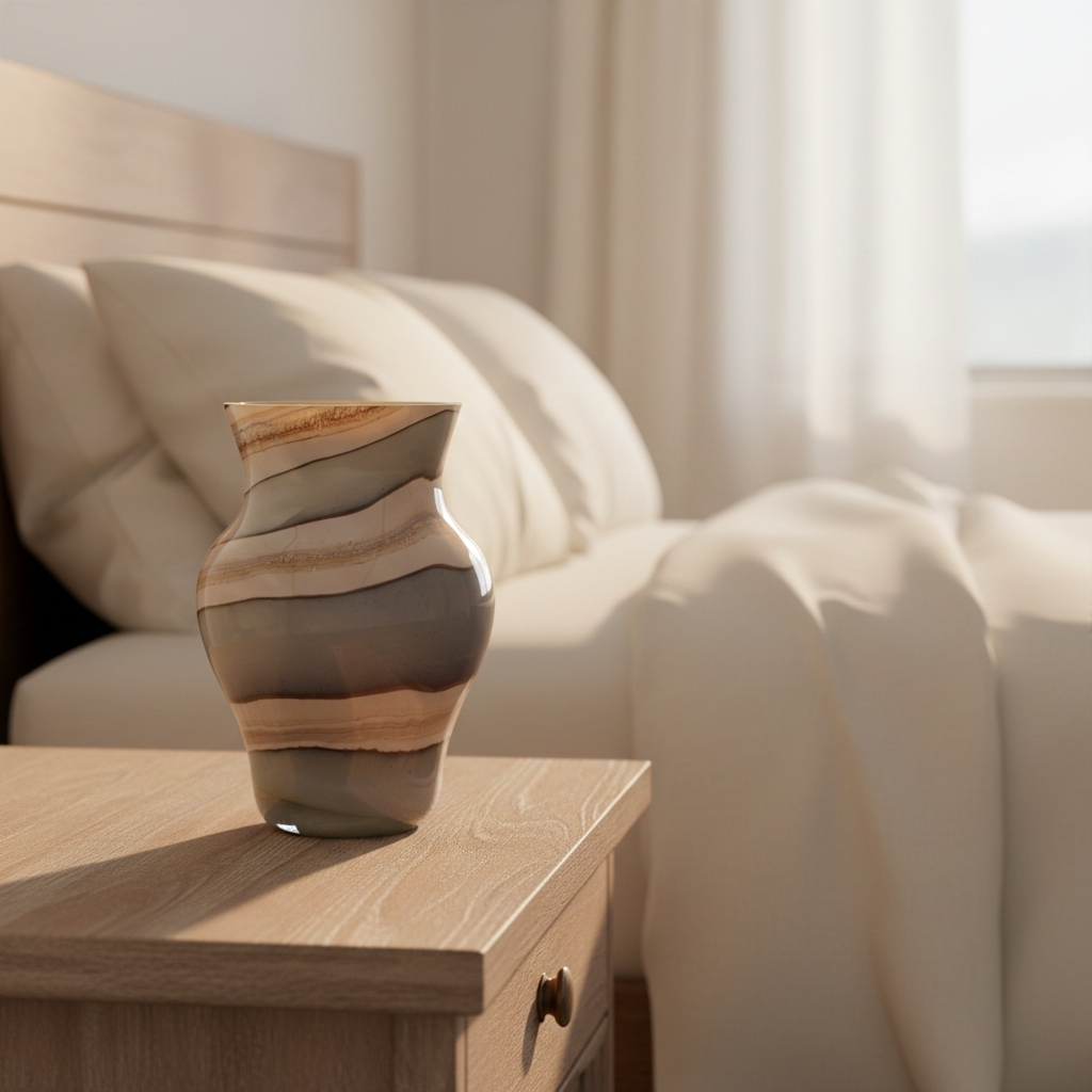 Urn Vase Medium 20cm - Smoked Meadows