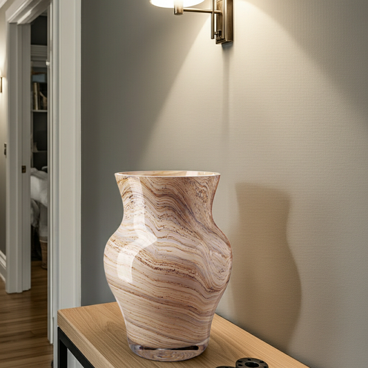 Urn Vase Medium 20cm - Natural Stone