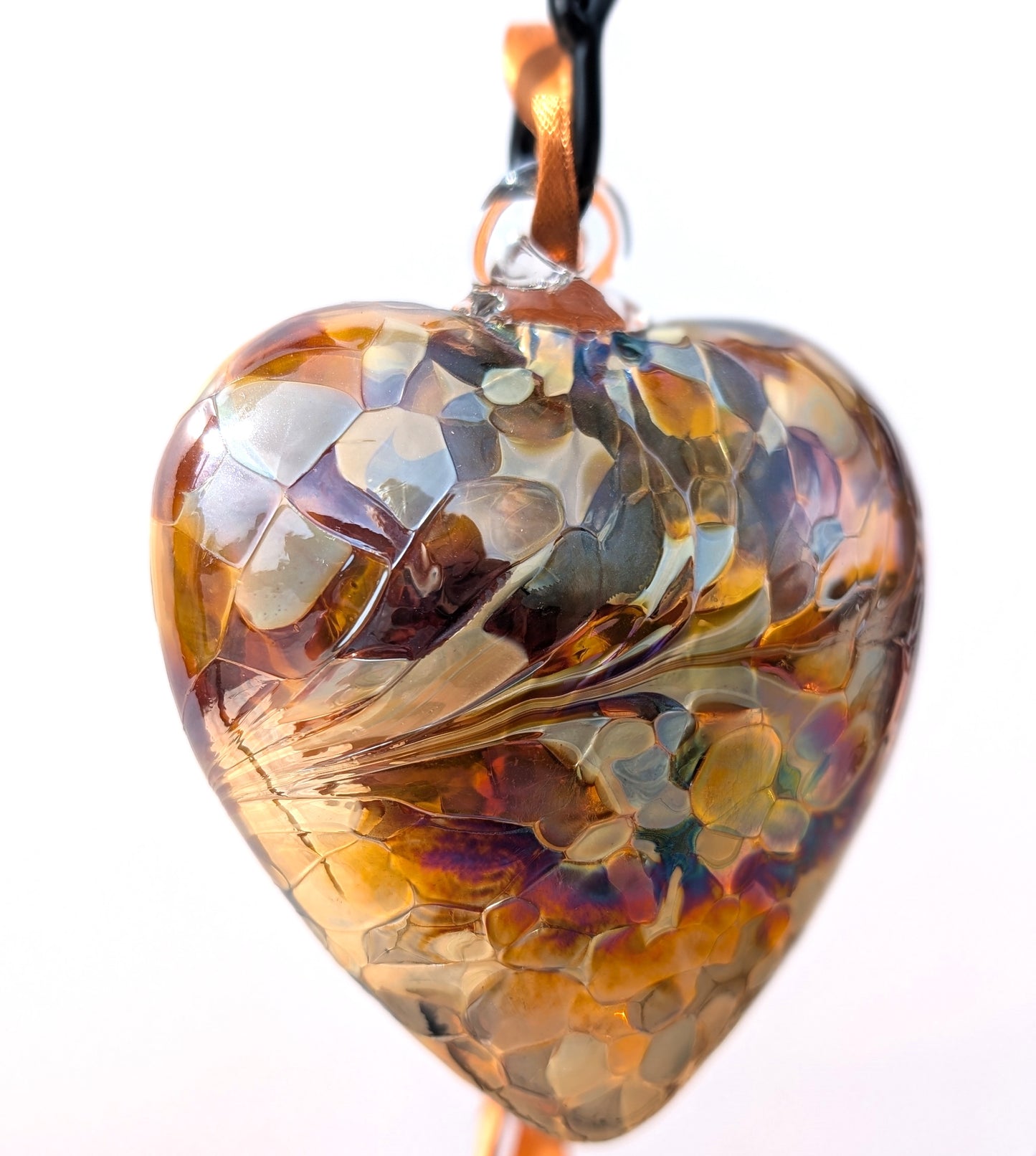 Birthstone Hanging Heart 8cm November