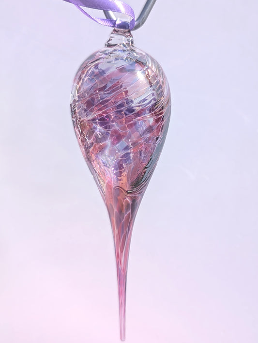Birthstone Hanging Teardrop 20cm February