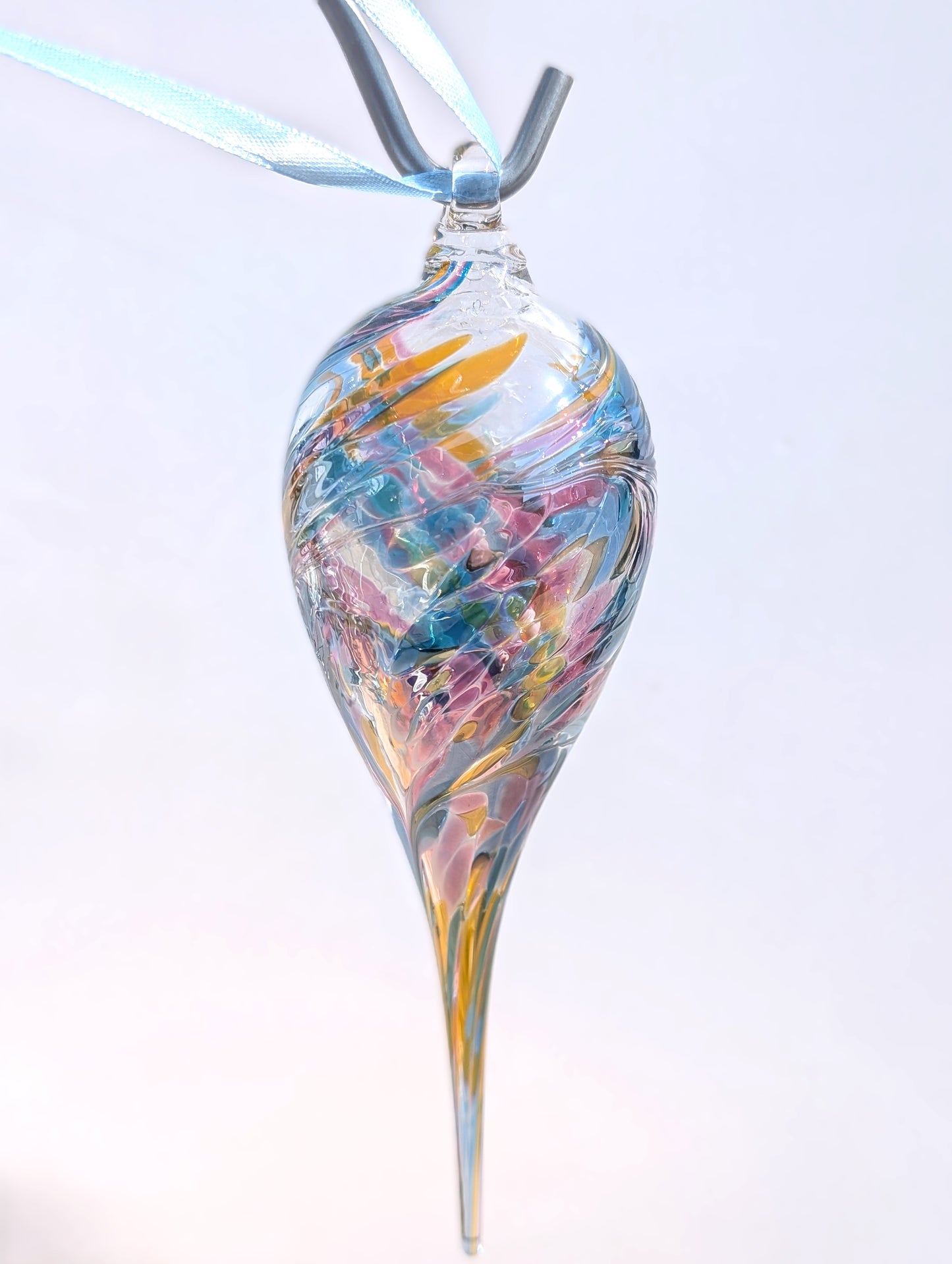 Birthstone Hanging Teardrop 20cm March