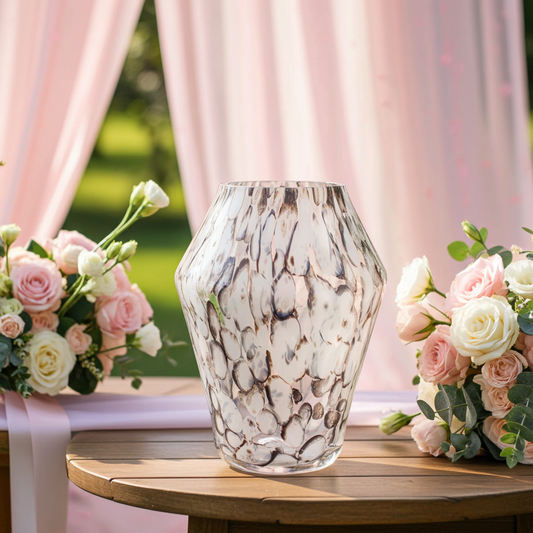 Diamond Vase 26cm - Lunar Drift