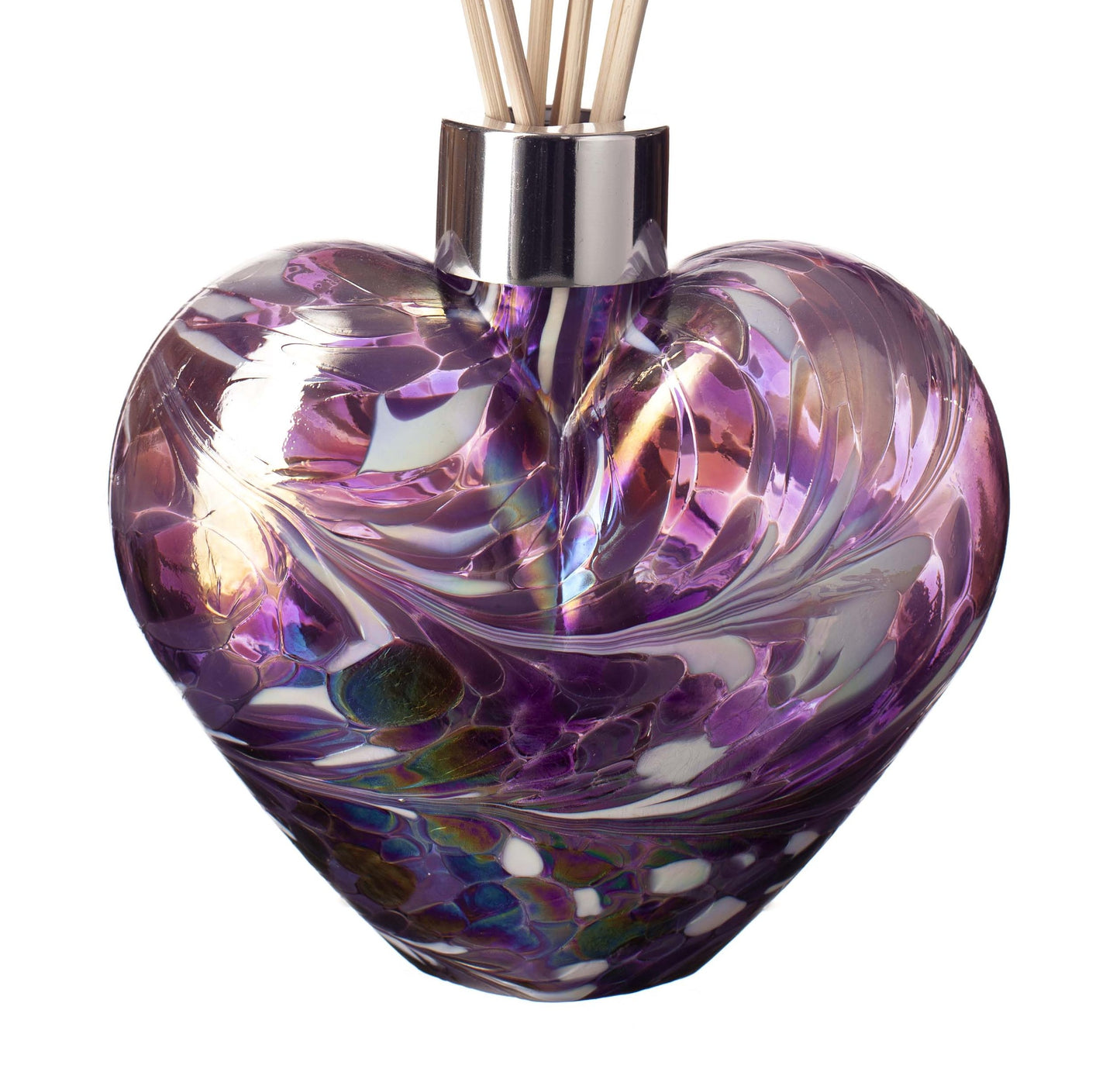 Heart Reed Diffuser - Violet & White