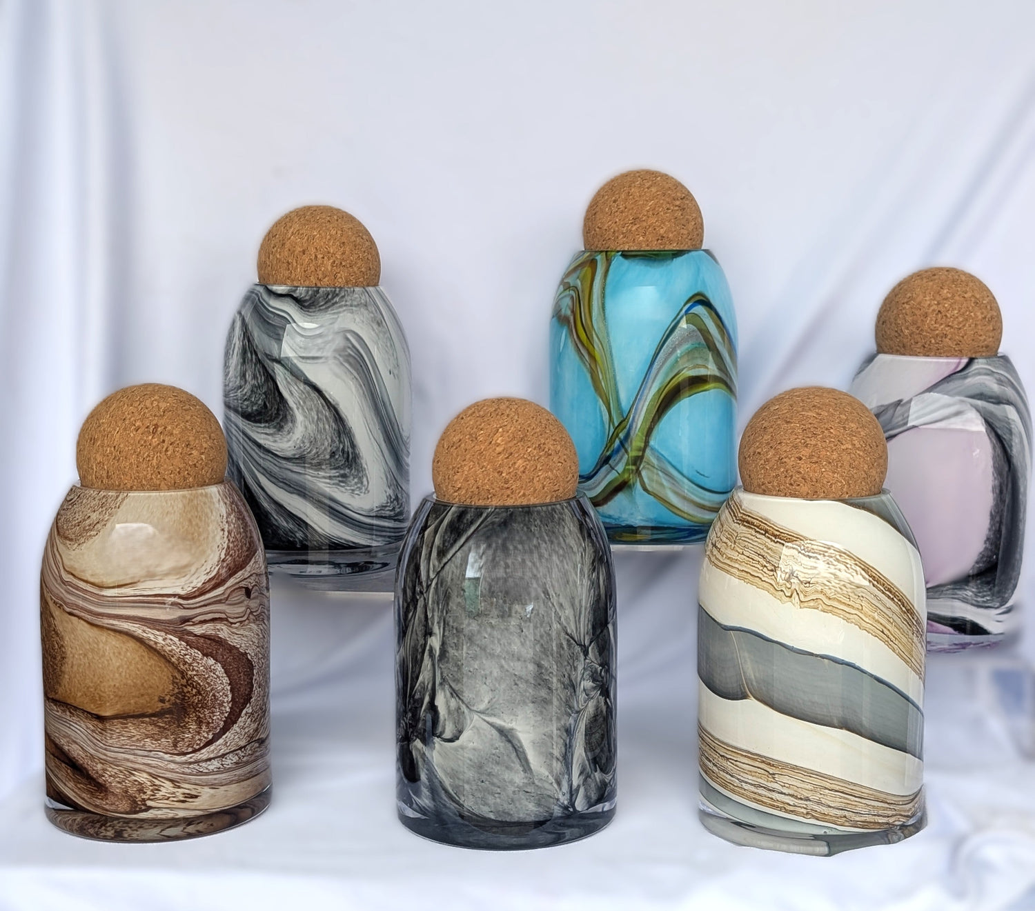 Cork Ball Storage Pots