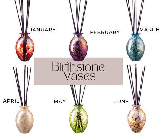 Bud Vase Reed Diffuser in Birthstone Colours
