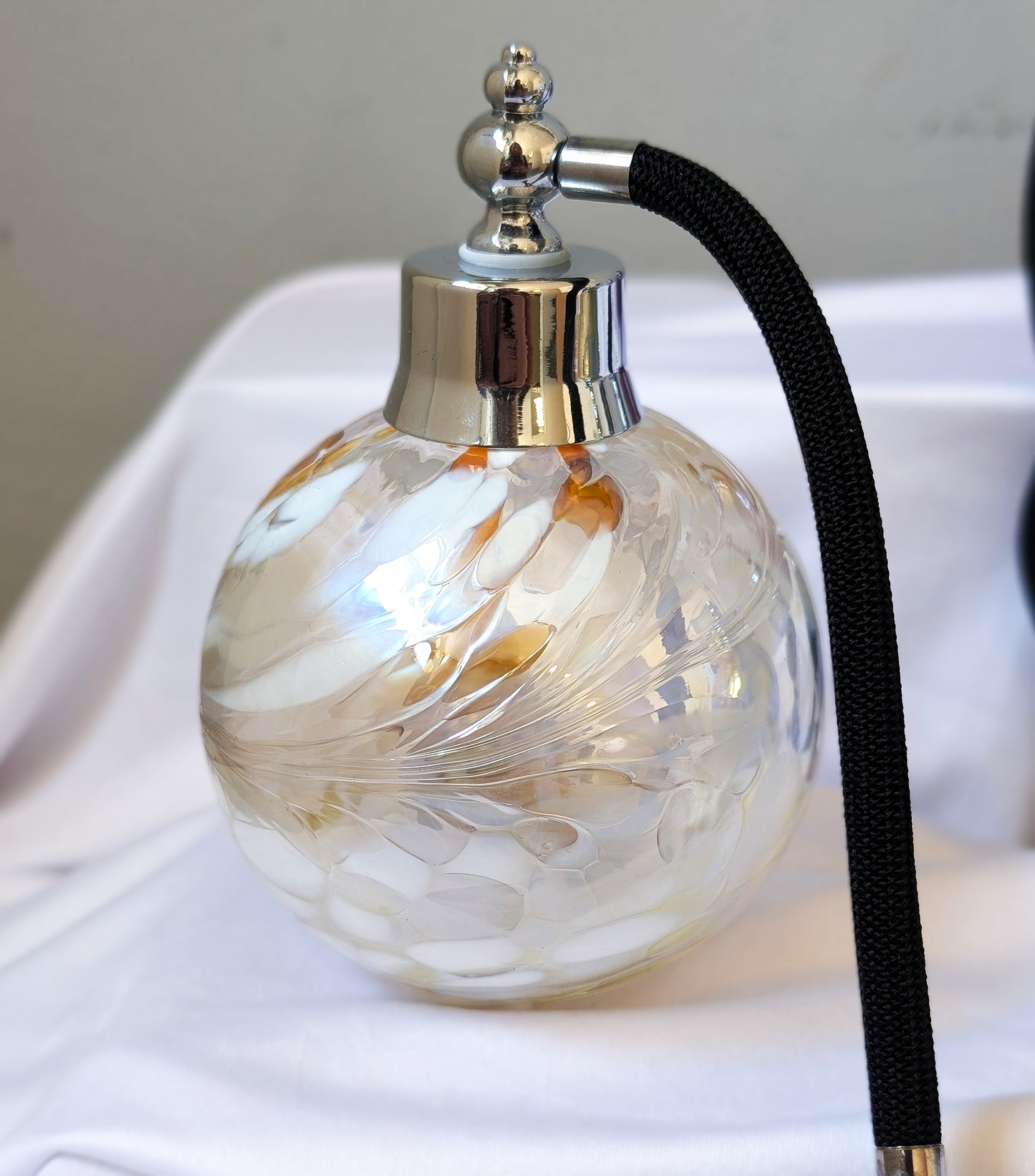 Vintage Glass Perfume Atomiser Bottles Birthstone