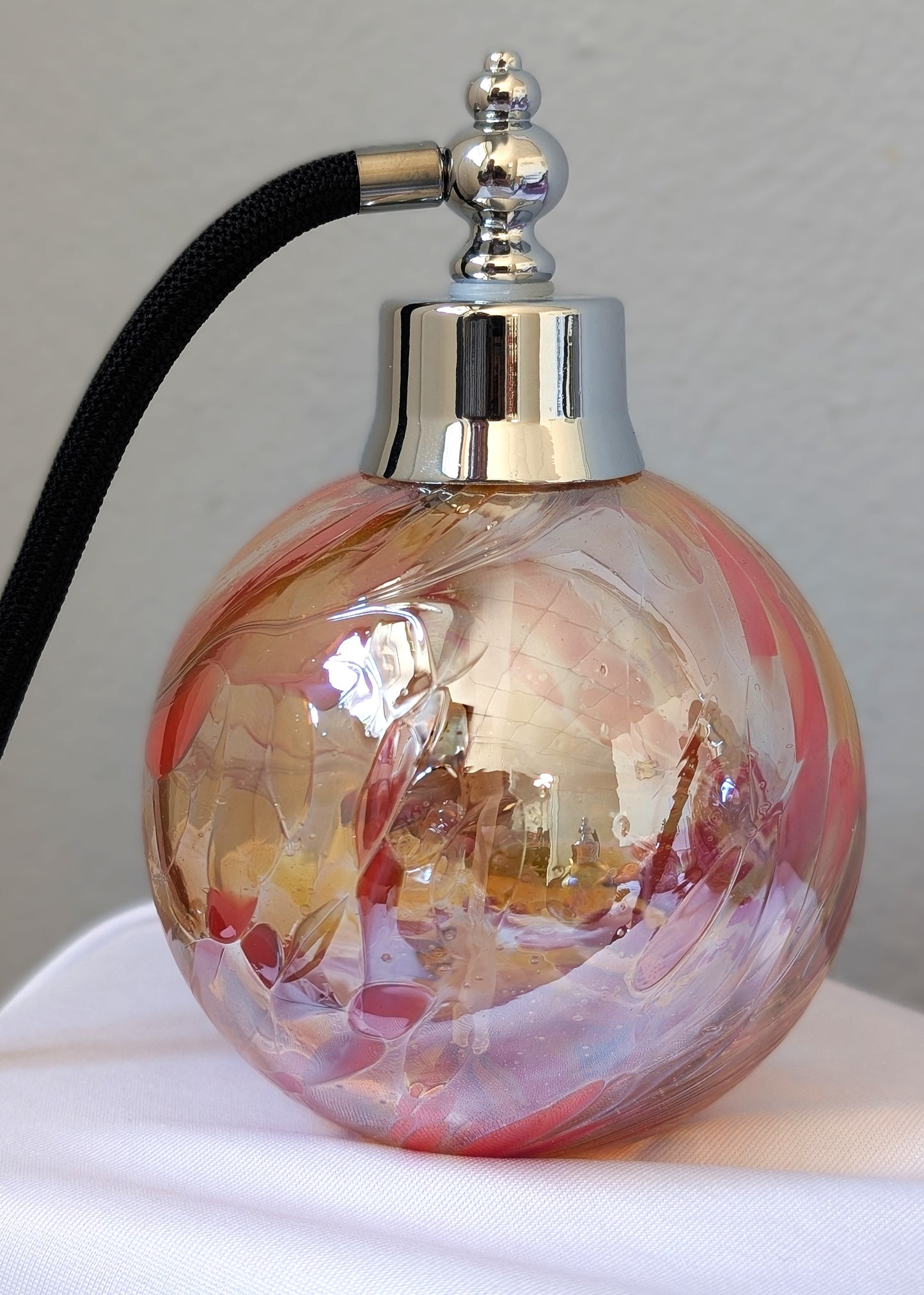 Vintage Glass Perfume Atomiser Bottles Birthstone