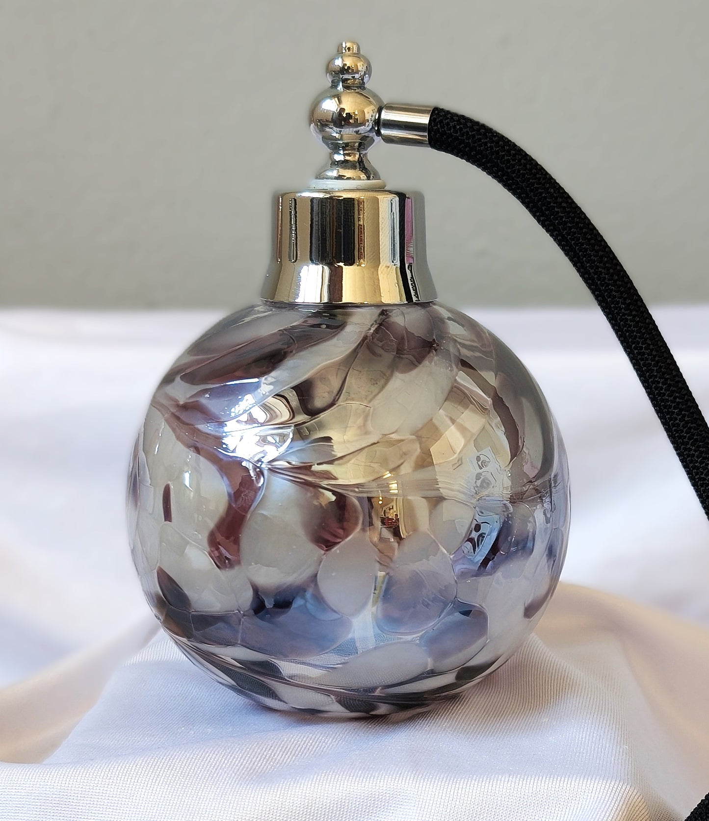 Vintage Glass Perfume Atomiser Bottles Birthstone