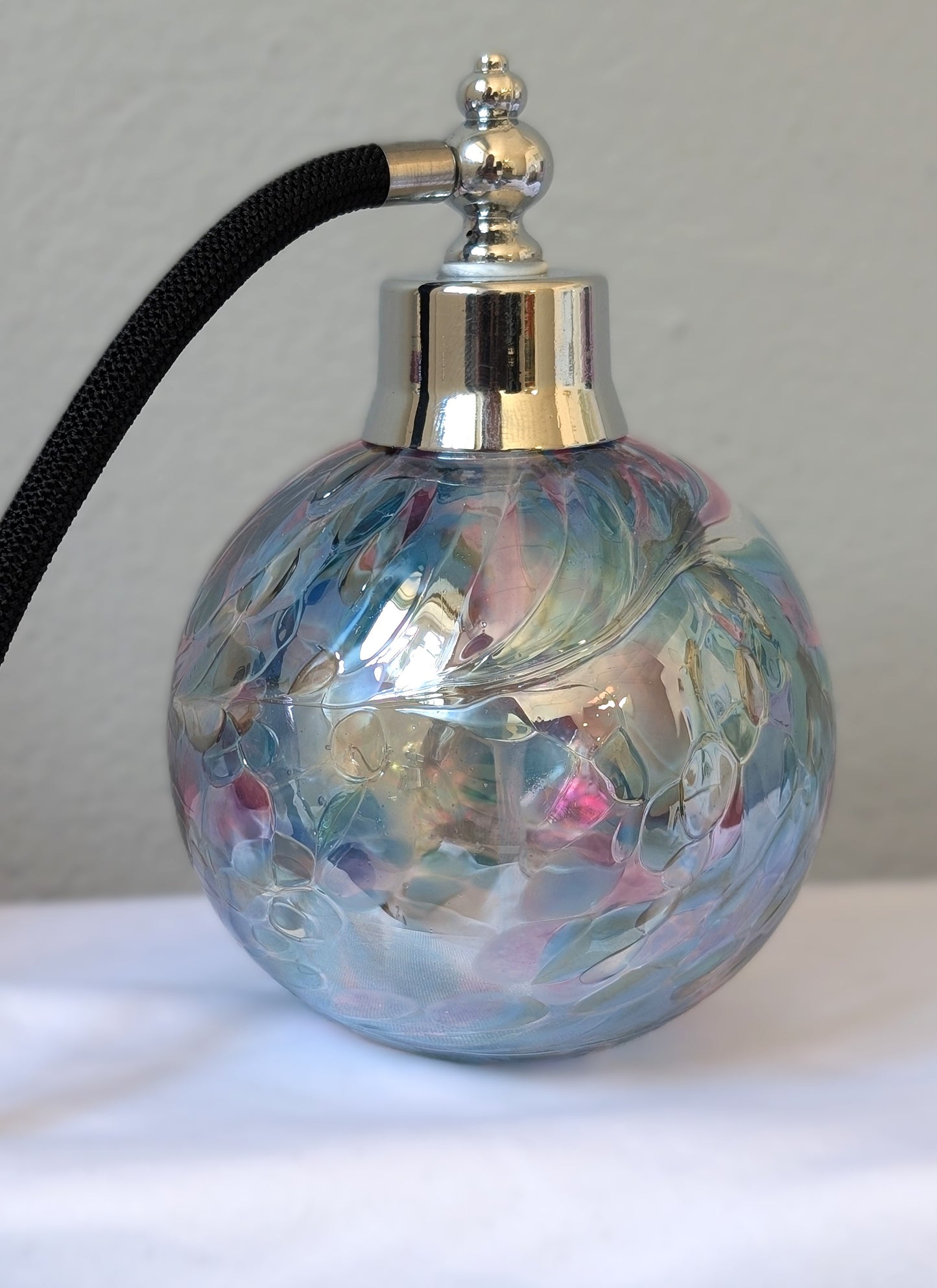 Vintage Glass Perfume Atomiser Bottles Birthstone