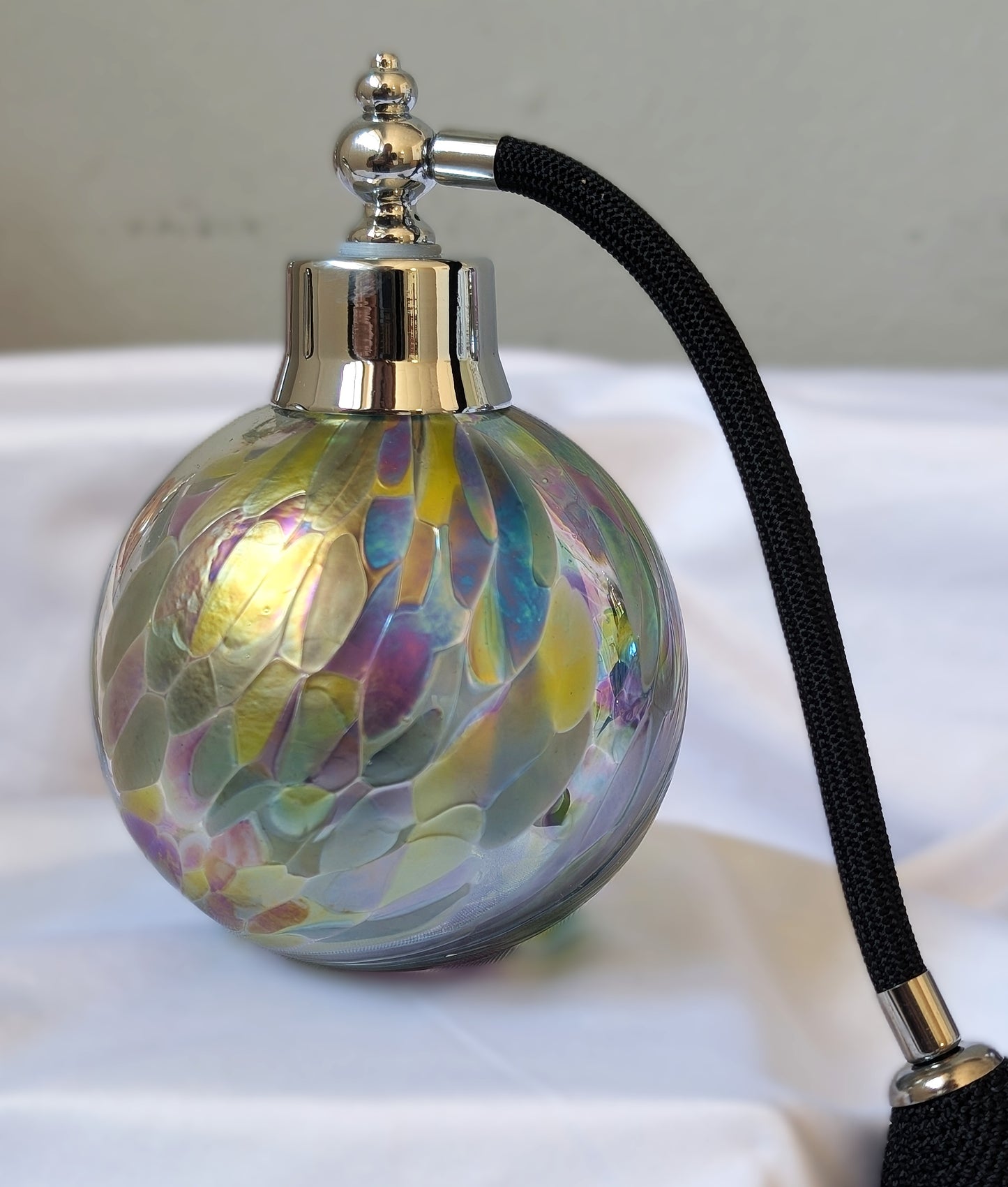 Vintage Glass Perfume Atomiser Bottles Birthstone