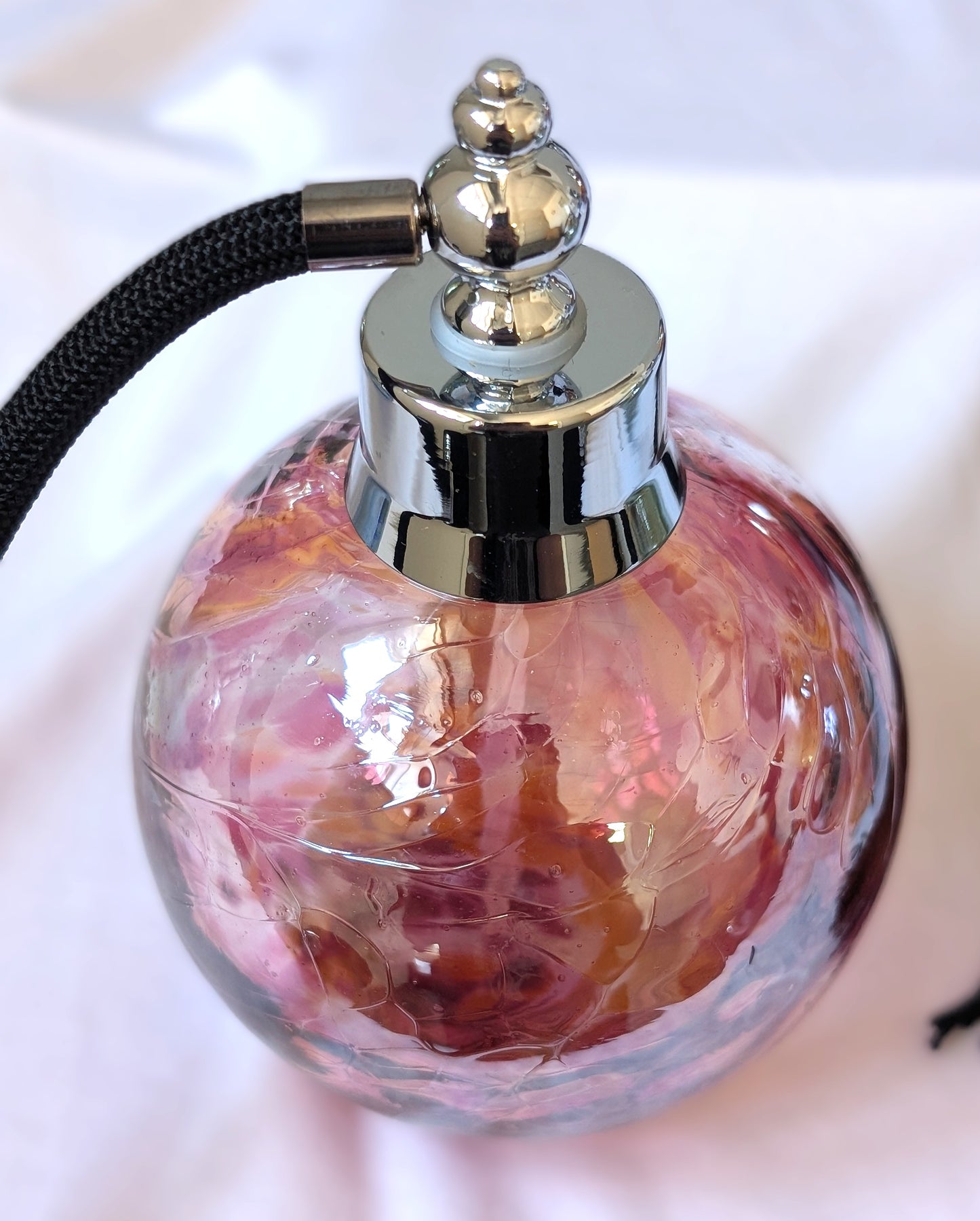 Vintage Glass Perfume Atomiser Bottles Birthstone