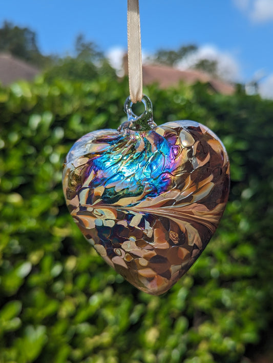 Birthstone Hanging Heart 8cm November
