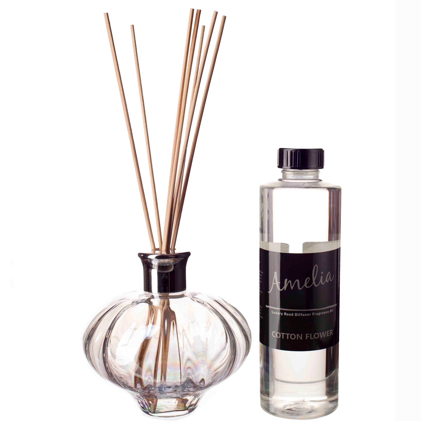 Oval Reed Diffuser - Optical Clear Iridescent