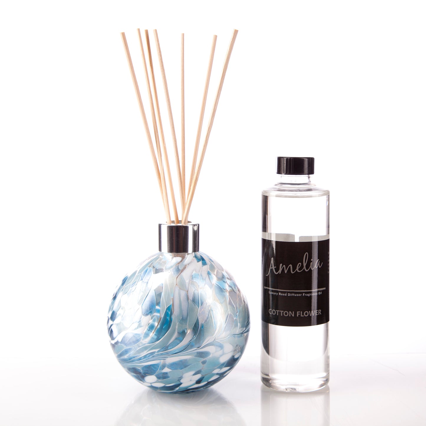 Sphere Reed Diffuser - Turquoise and White