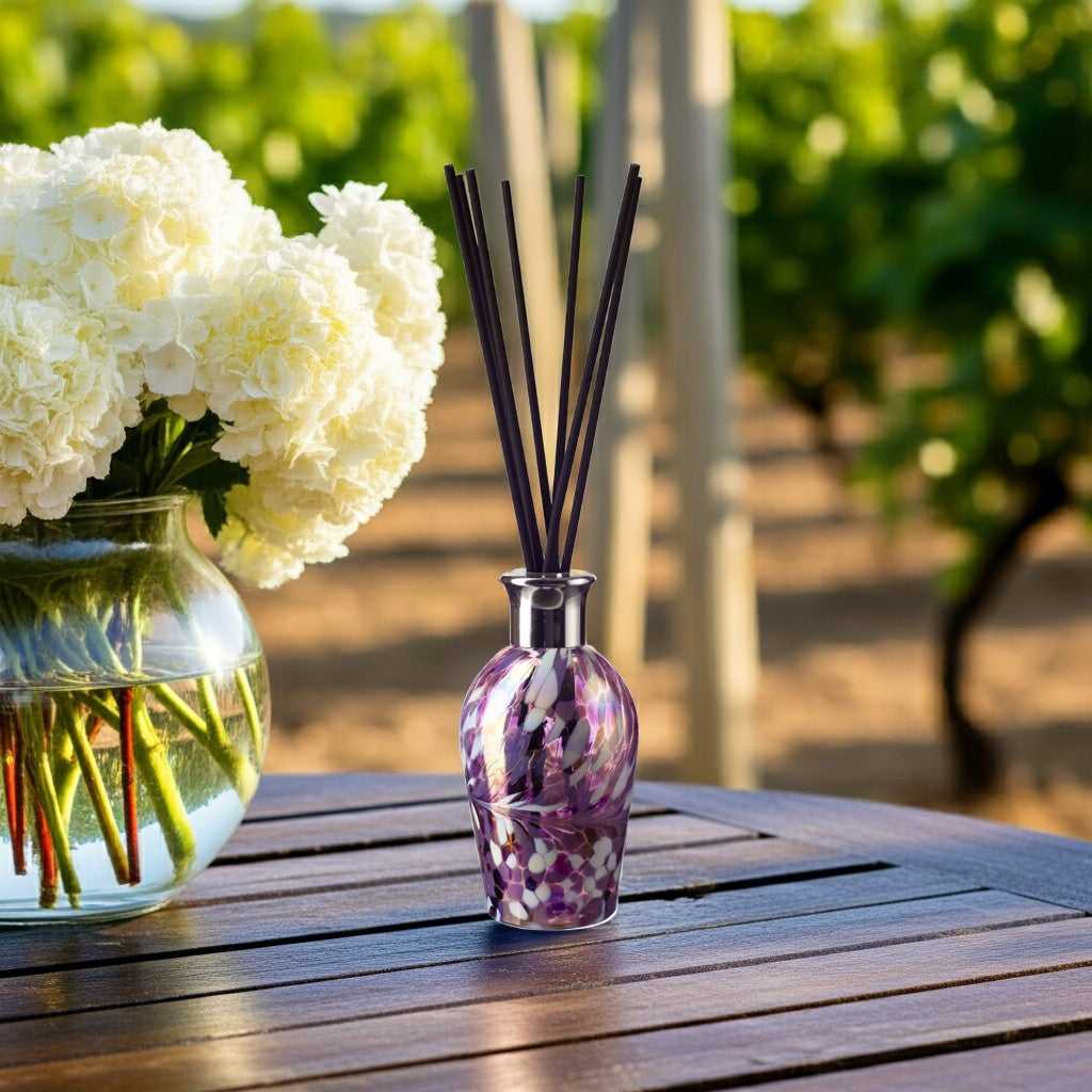 Dome Reed Diffuser - Violet & White