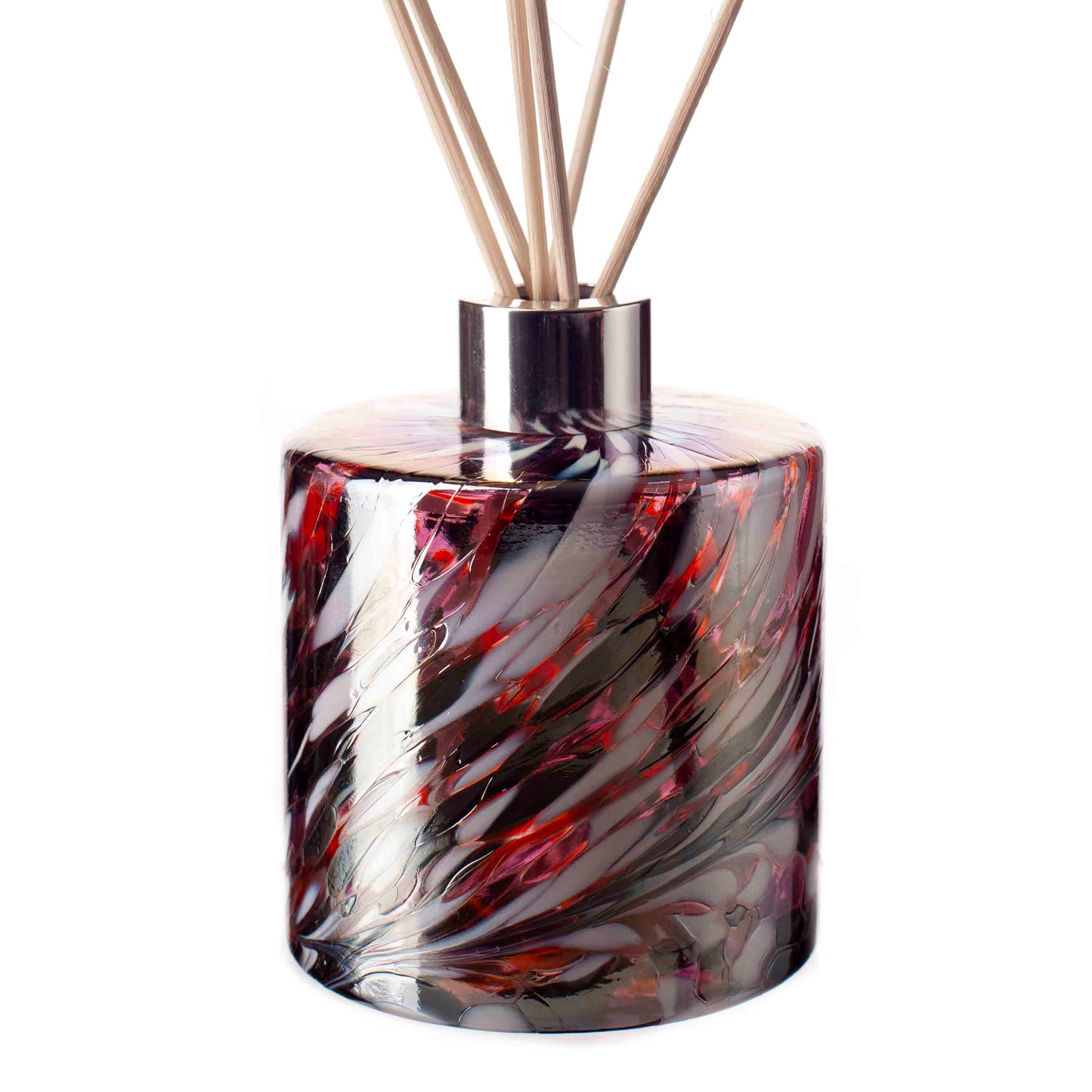 Cylinder Reed Diffuser - Red, Black & White