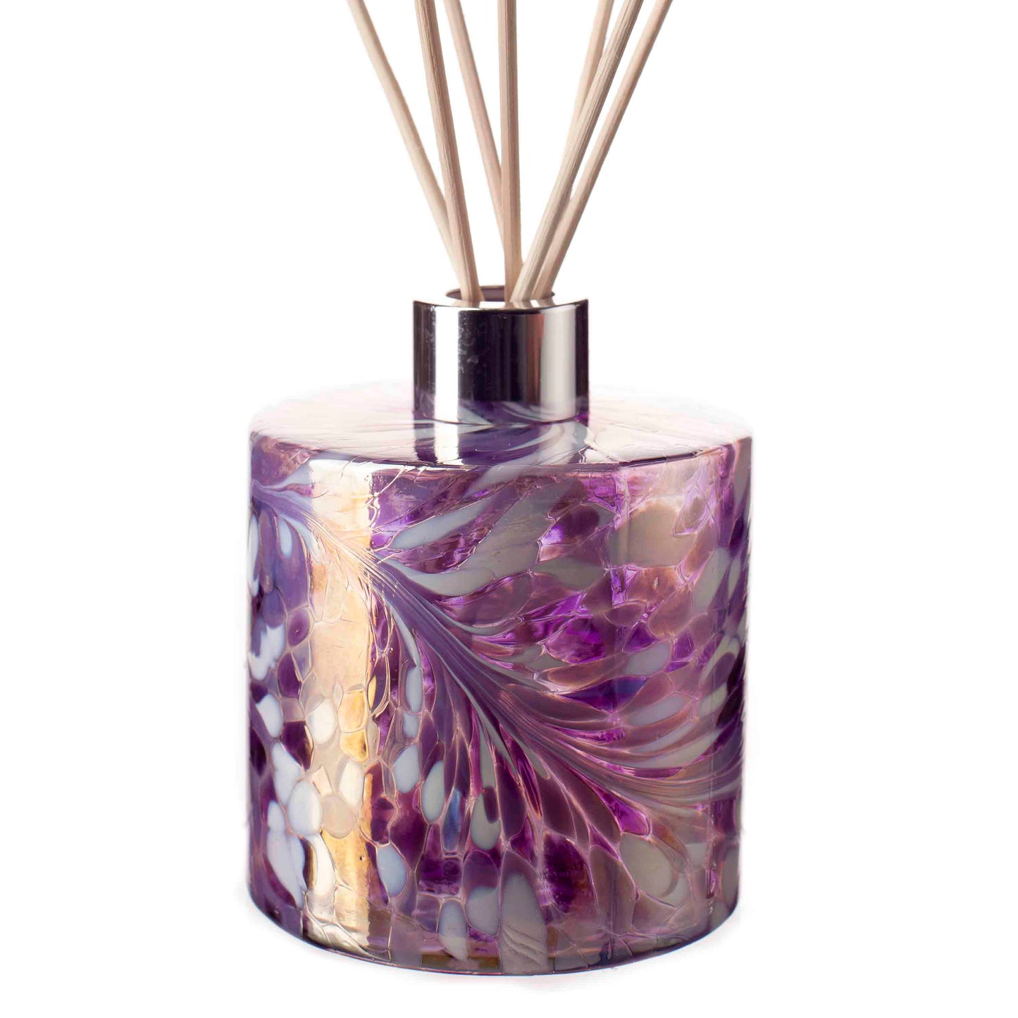 Cylinder Reed Diffuser - Violet & White