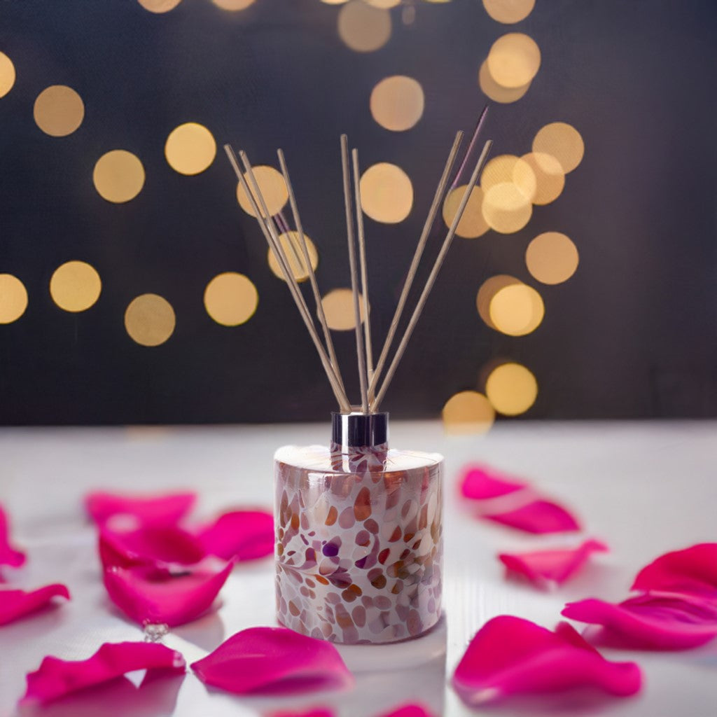 Cylinder Reed Diffuser - Pink, Peach & White