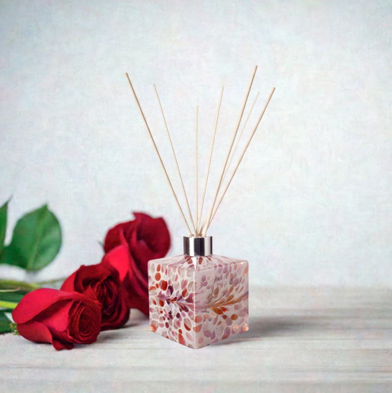 Square Reed Diffuser - Pink & White
