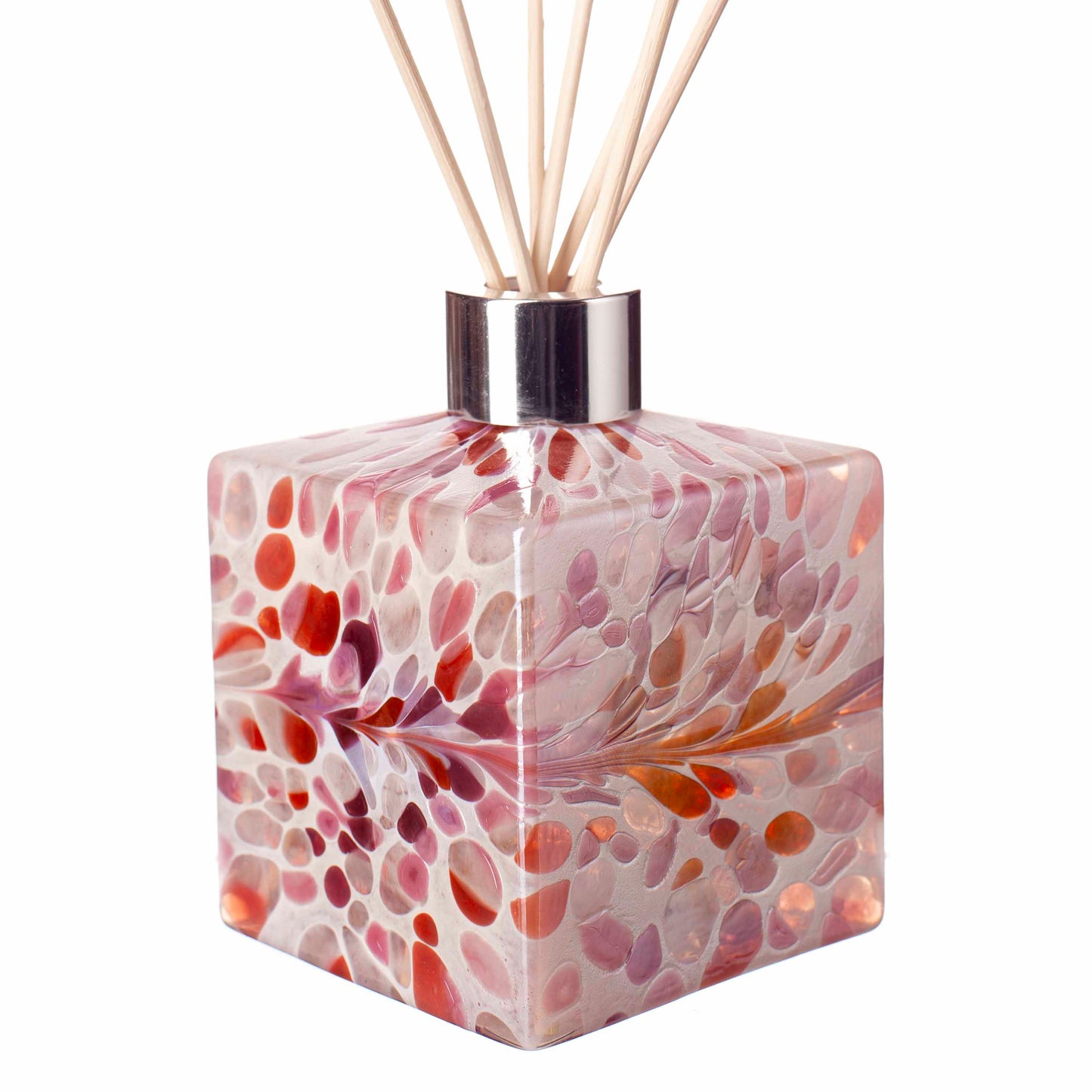 Square Reed Diffuser - Pink & White
