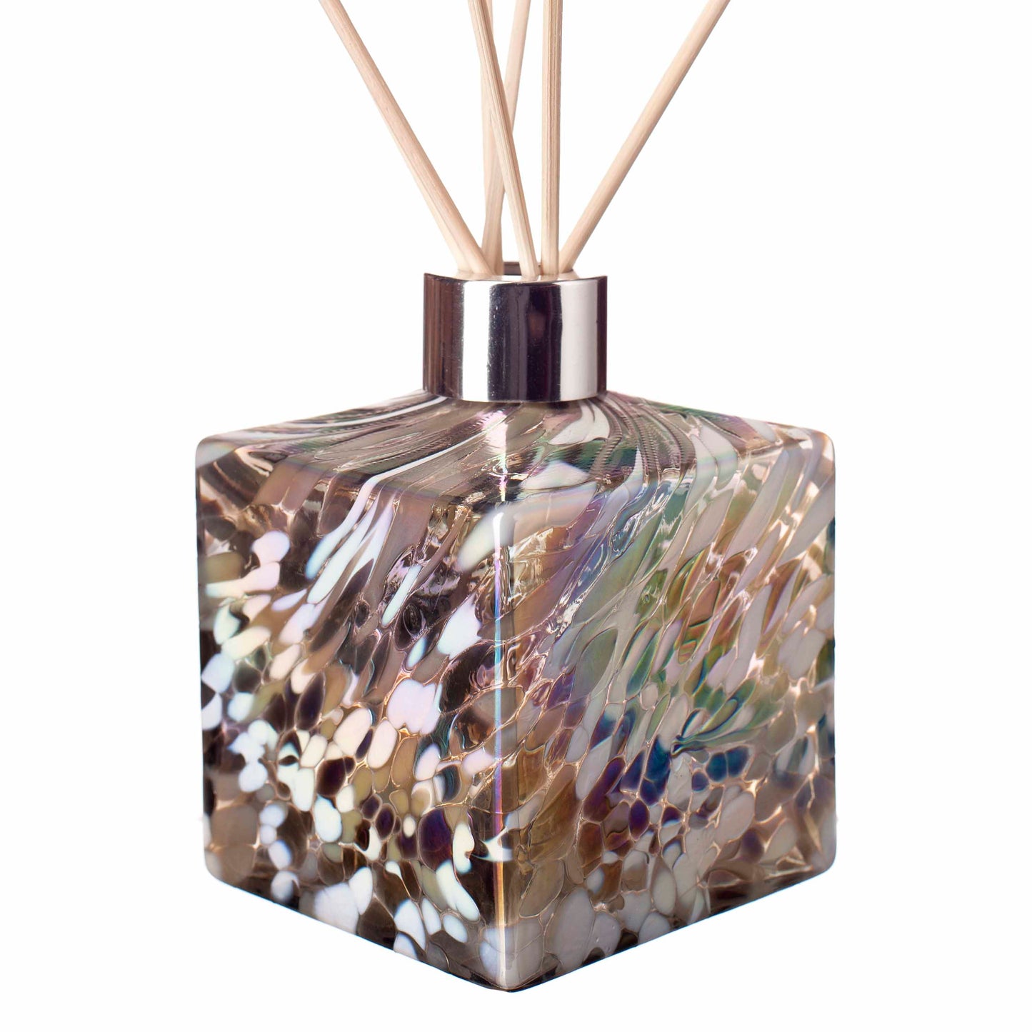 Square Reed Diffuser - Silver & White