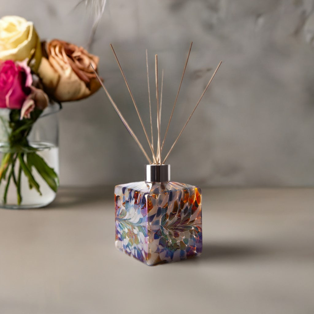 Square Reed Diffuser - White, Blue & Red