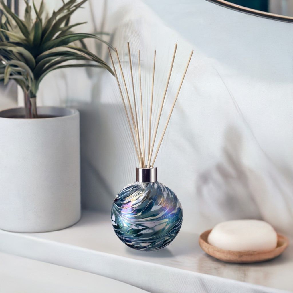 Sphere Reed Diffuser - Turquoise and White