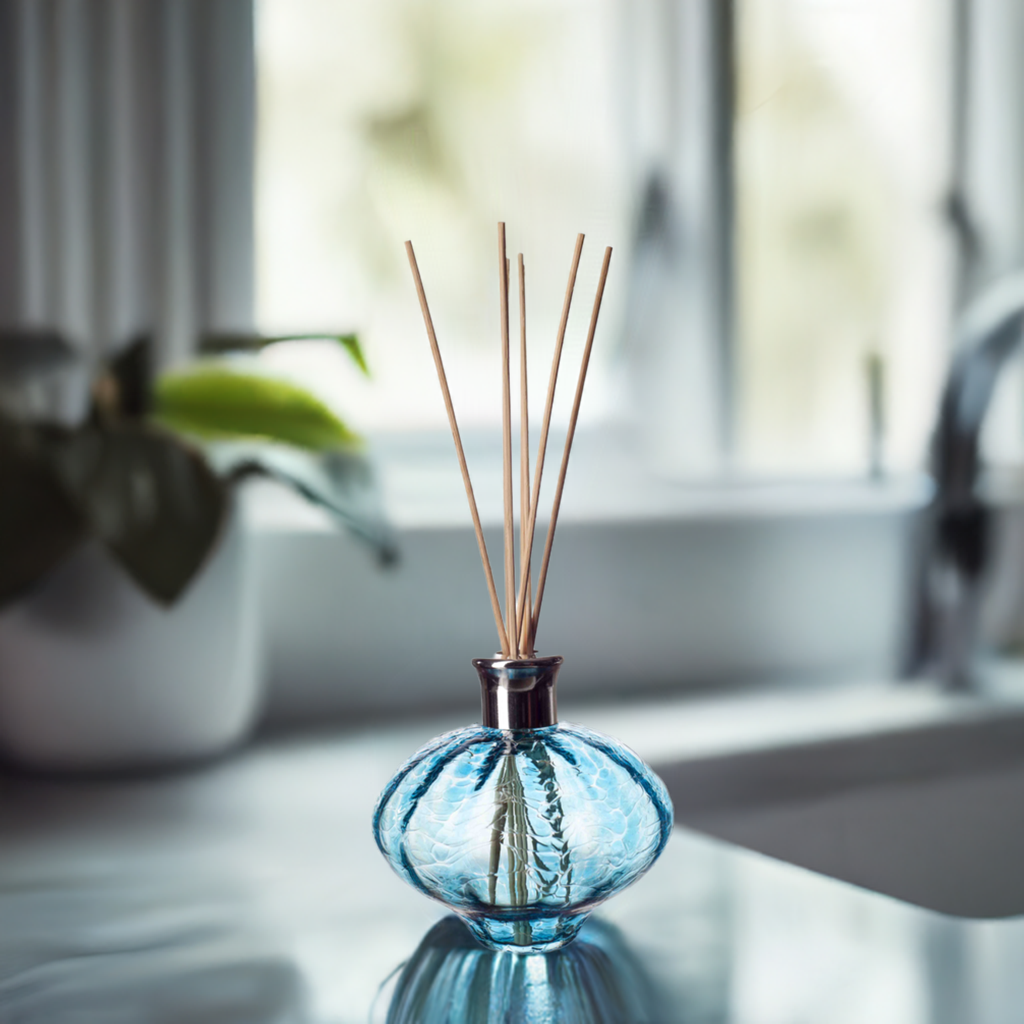 Oval Reed Diffuser - Optical Blue Clear