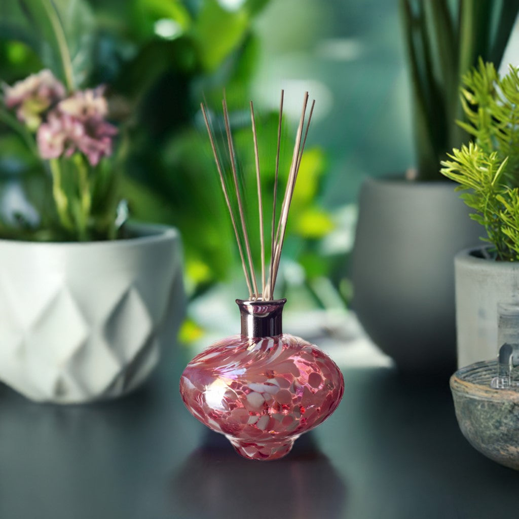 Oval Reed Diffuser - Pink and White