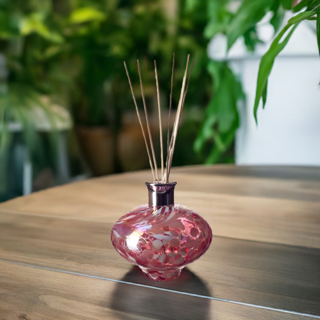 Oval Reed Diffuser - Pink and White