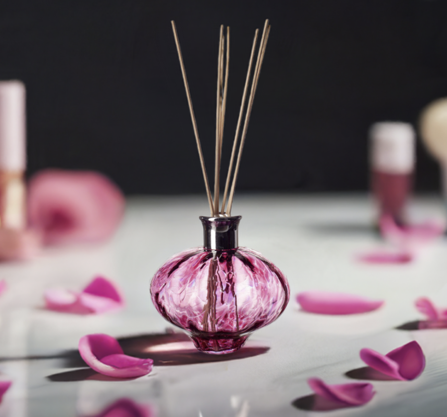 Pink Container Reed Diffuser Oval Reed Diffuser - Optical Pink Clear – World of Glass