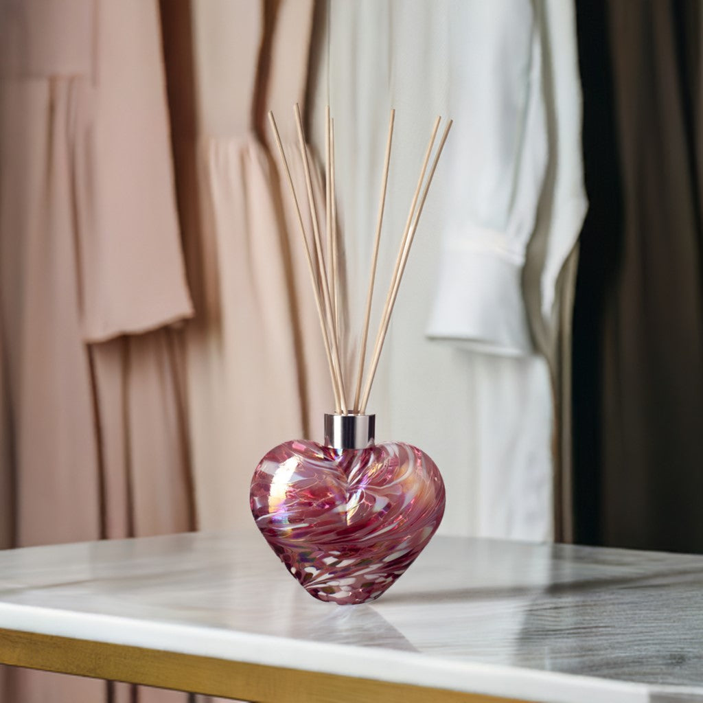 Heart Reed Diffuser - Pink & White