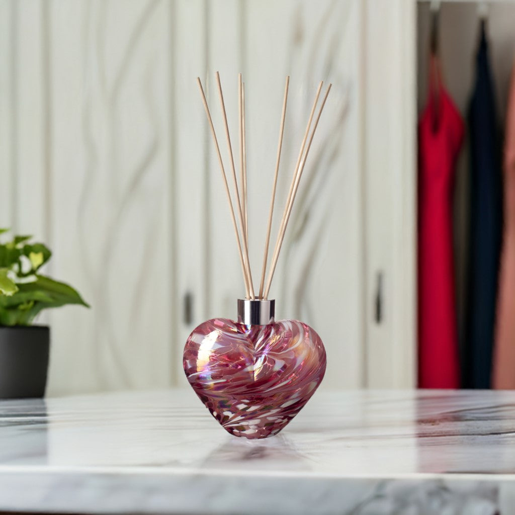 Heart Reed Diffuser - Pink & White