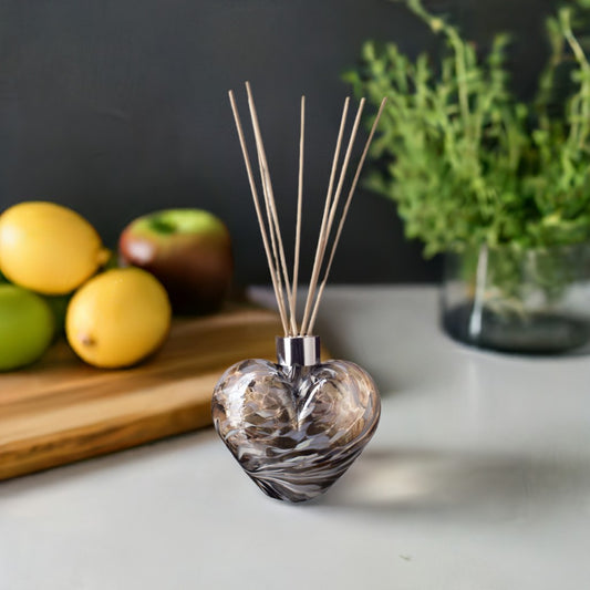 Heart Reed Diffuser - Silver & White