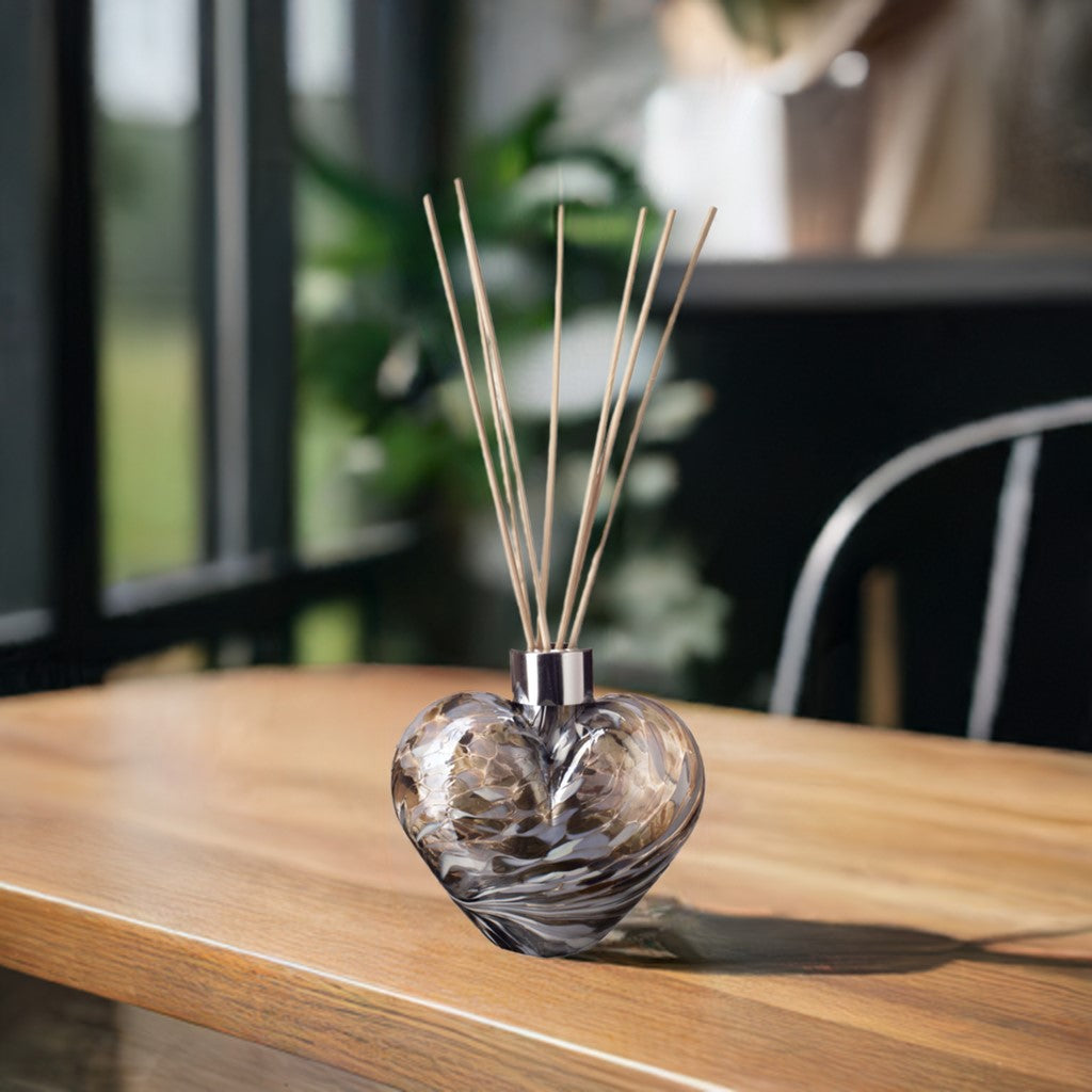 Heart Reed Diffuser - Silver & White