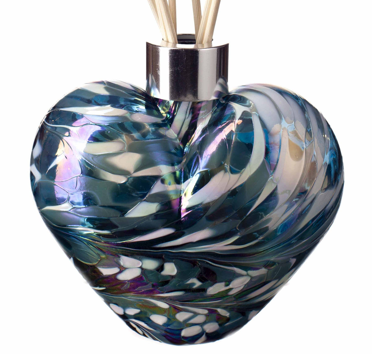 Heart Reed Diffuser - Turquoise & White