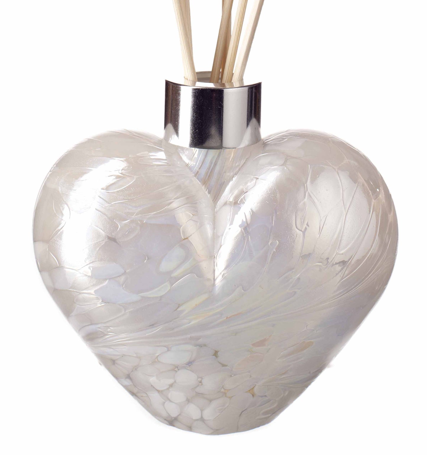 Heart Reed Diffuser - Pearl White