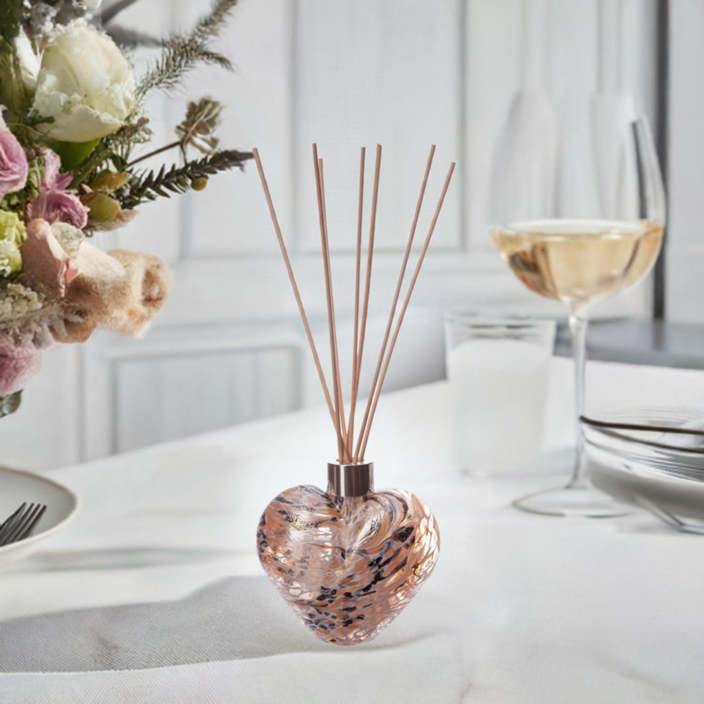 Heart Reed Diffuser - White, Nude & Gold