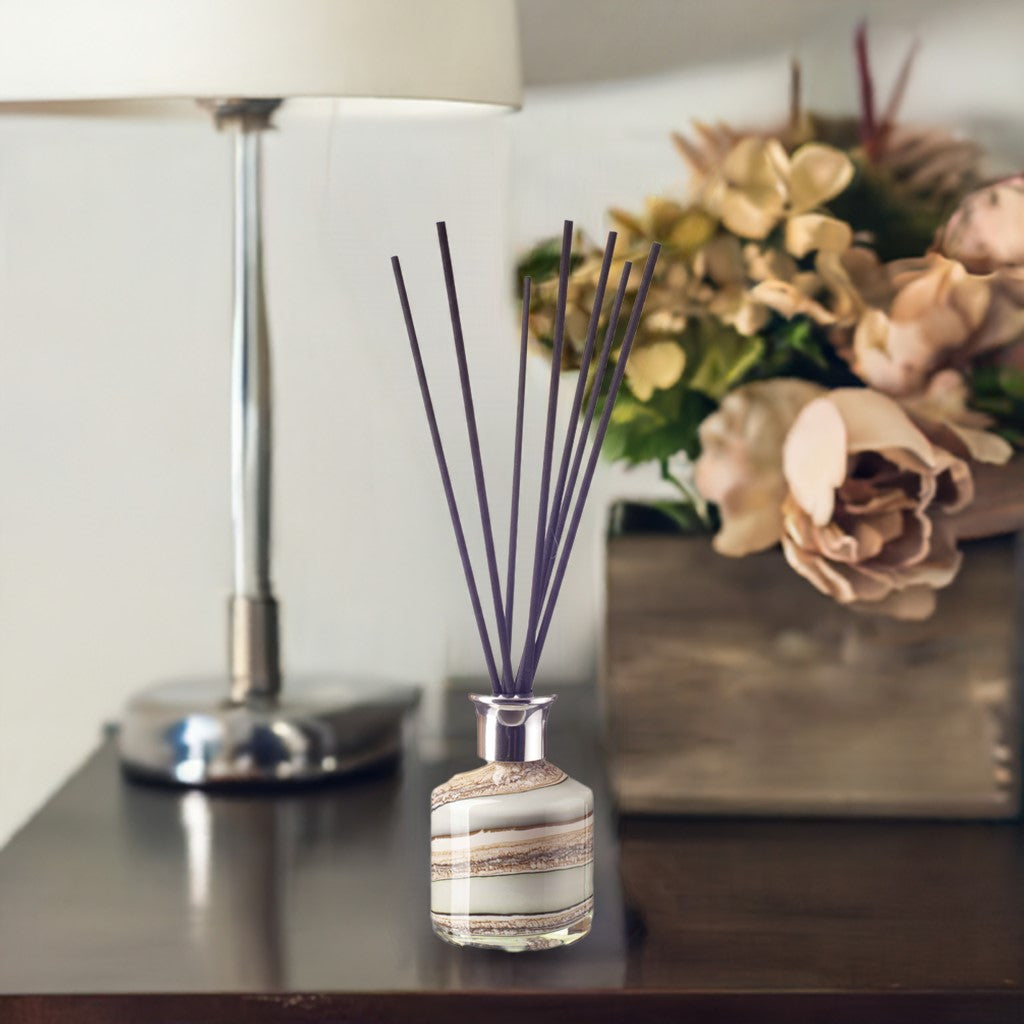 Small Cylinder Reed Diffuser - Smoked Meadows