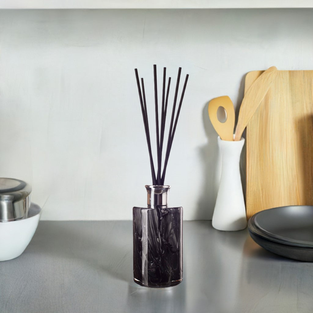 Large Cylinder Reed Diffuser - Black Marble