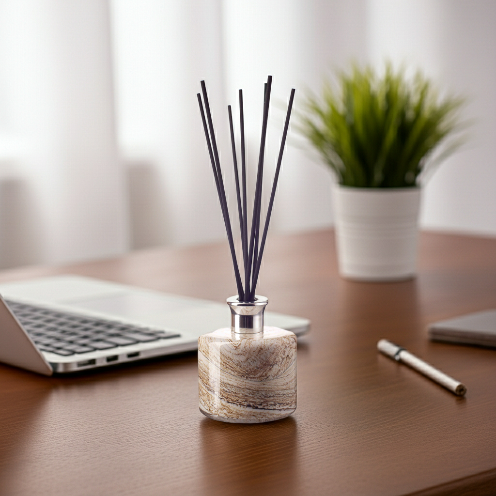 Cylinder Reed Diffuser - Natural Stone