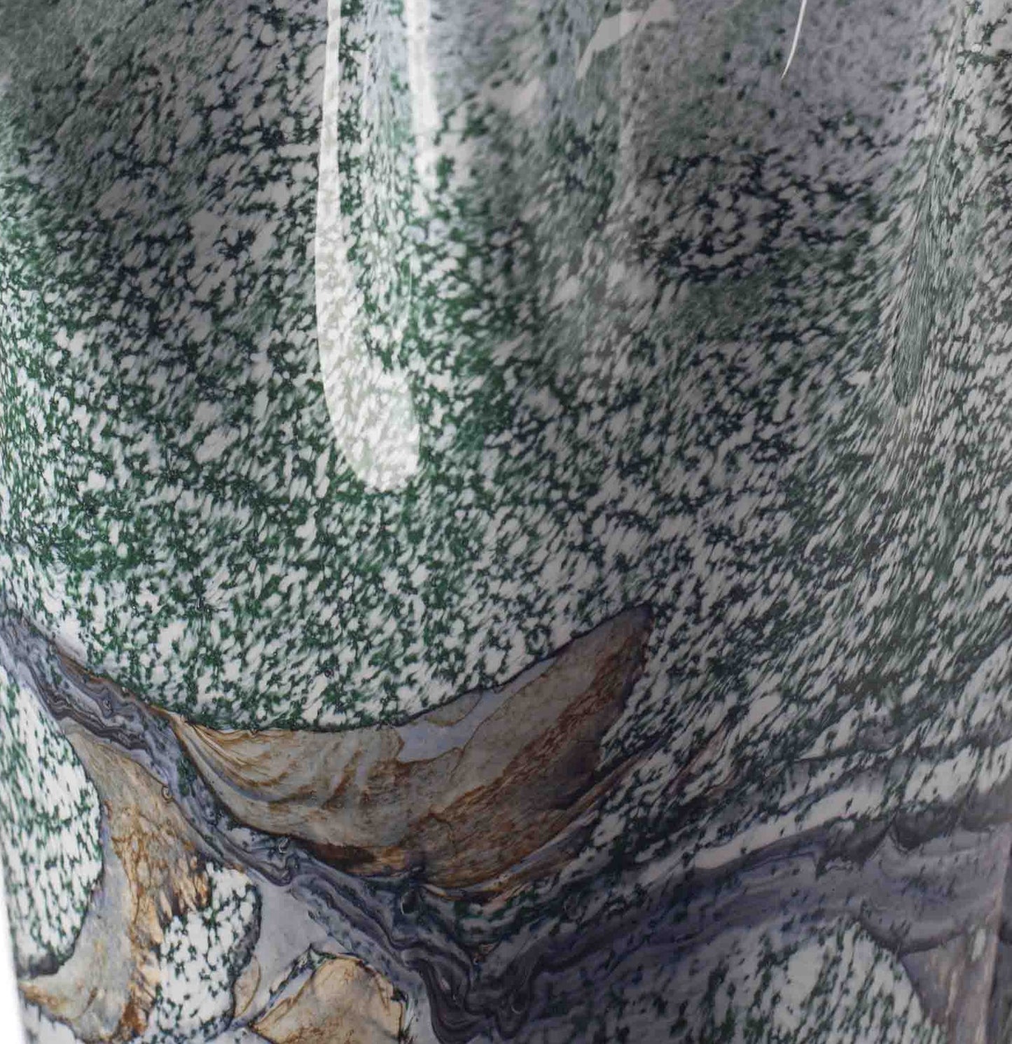 Urn Vase Medium 20cm - Peacock Lustre